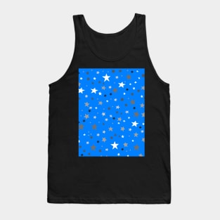 Stars In A Sea of Azure Blue Tank Top